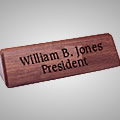 28DWD - 2 x 8 Wooden Desk Sign