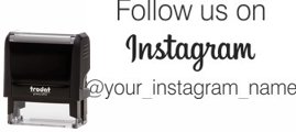 Follow us with Instagram Logo 4913